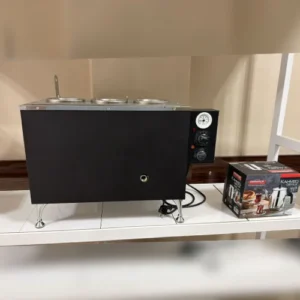 3 Demlikli Elektrikli Siyah (Black) Çay Kazanı